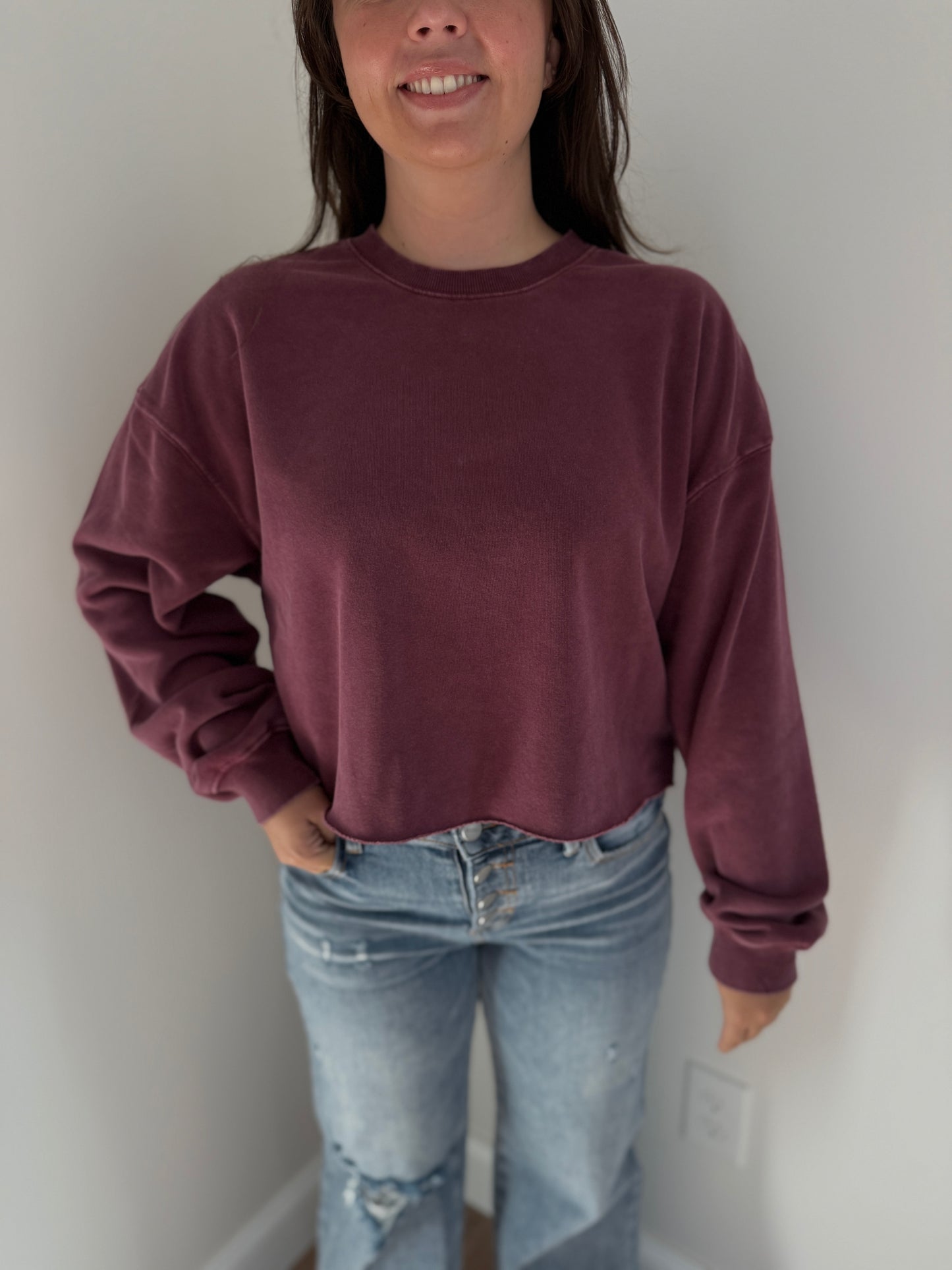 Brandy Crop Sweater
