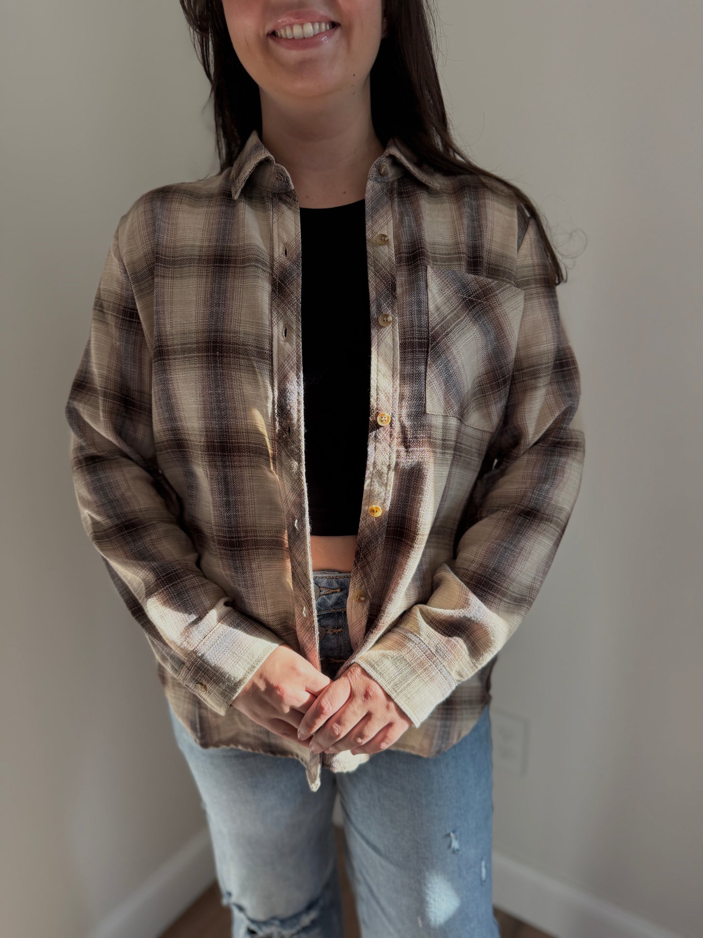 Meet Me For Coffee Flannel