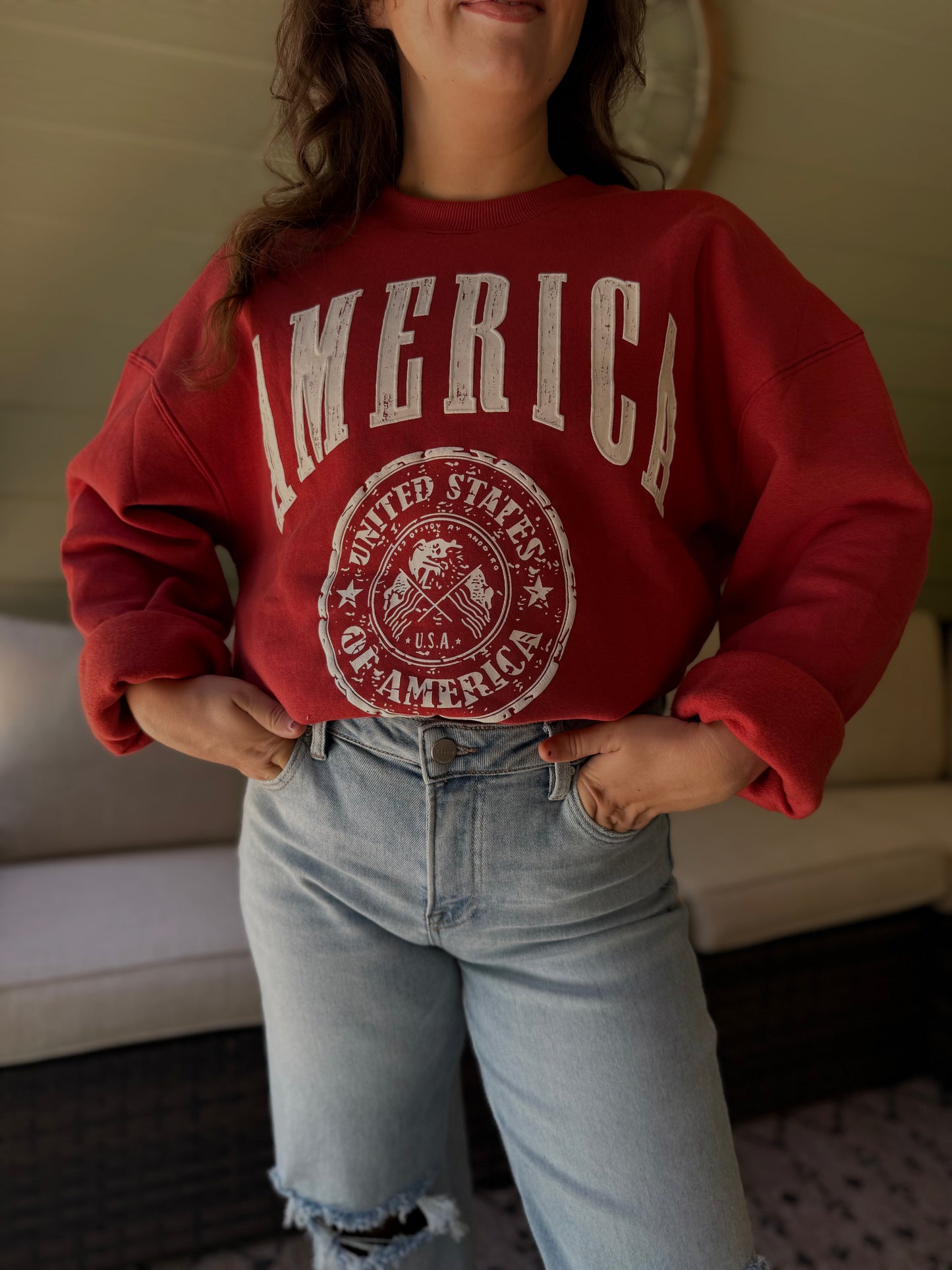 America Fleece Sweatshirt