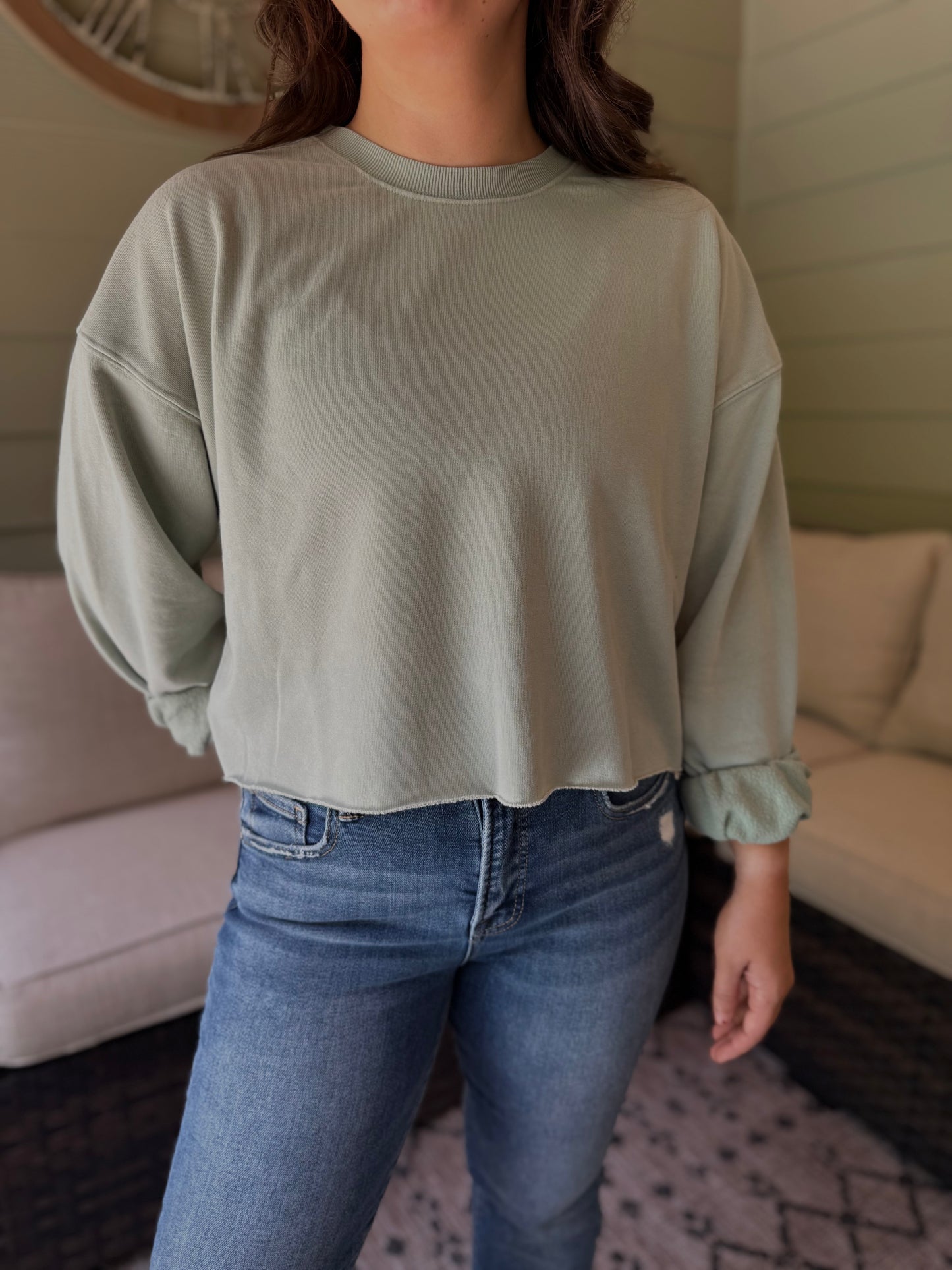 Brandy Crop Sweater