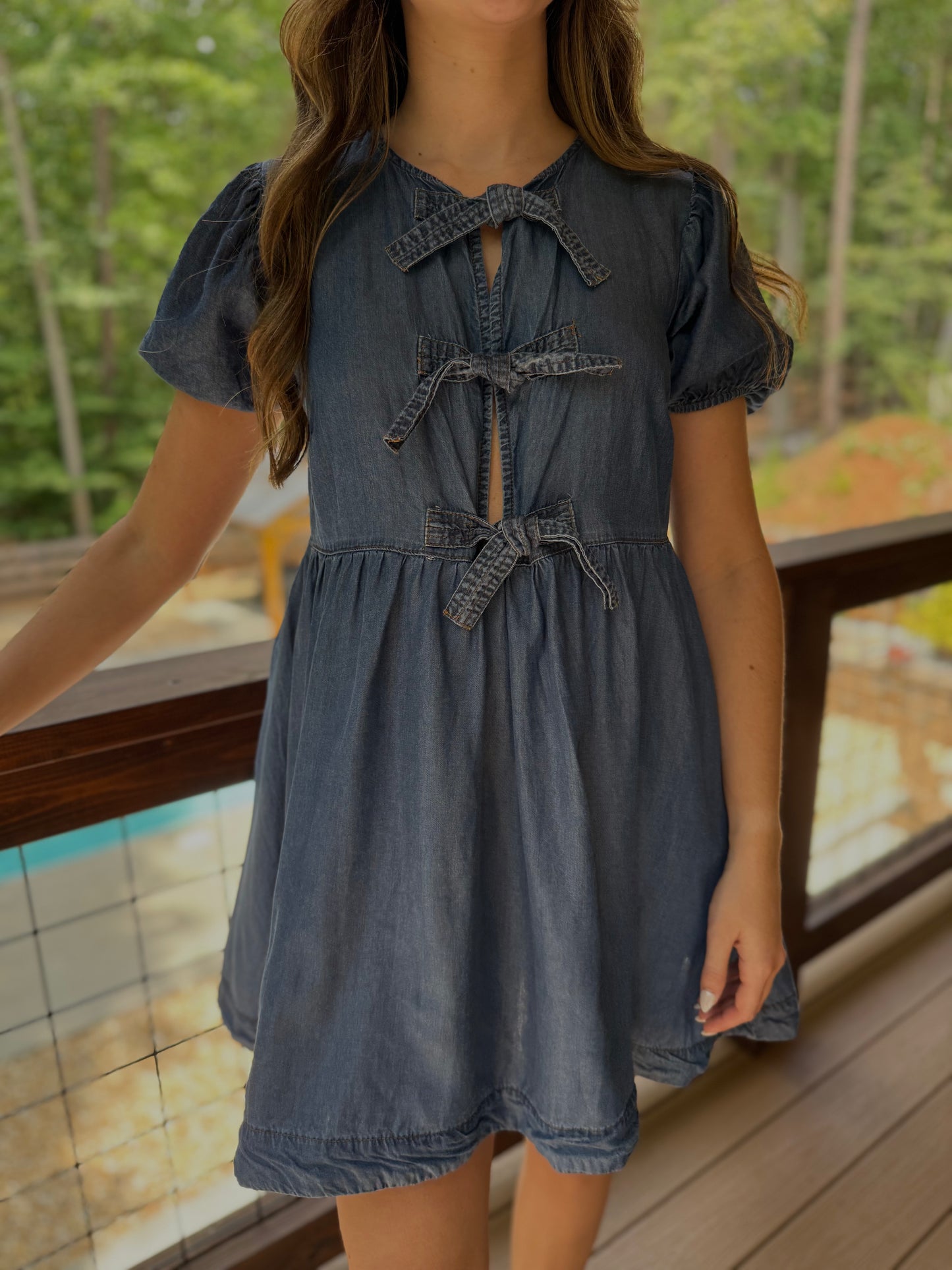 Denim Me Daisy Midi Dress
