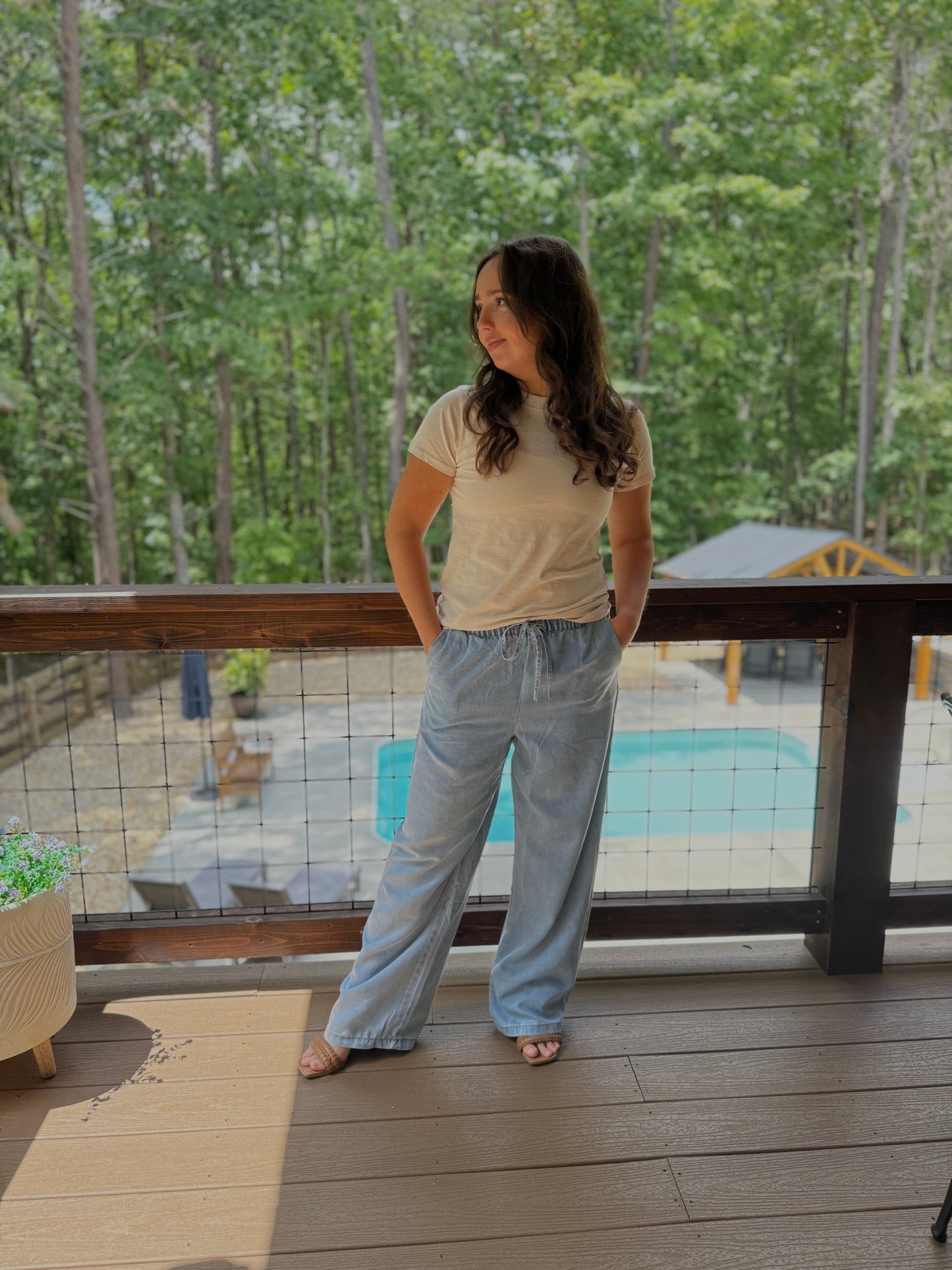 Sail Me Away Drawstring Pant