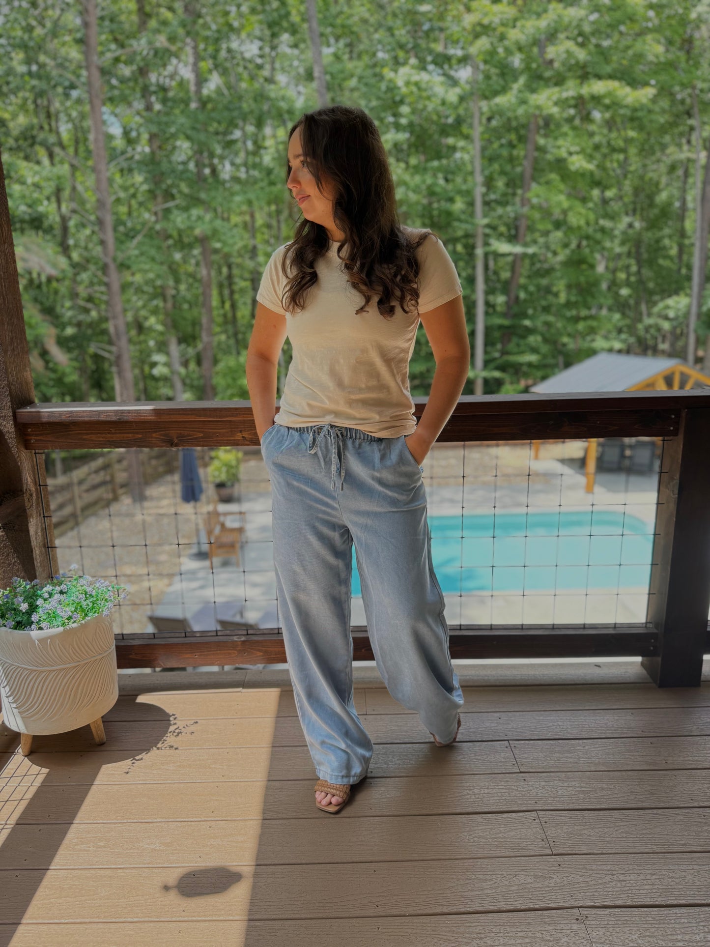 Sail Me Away Drawstring Pant