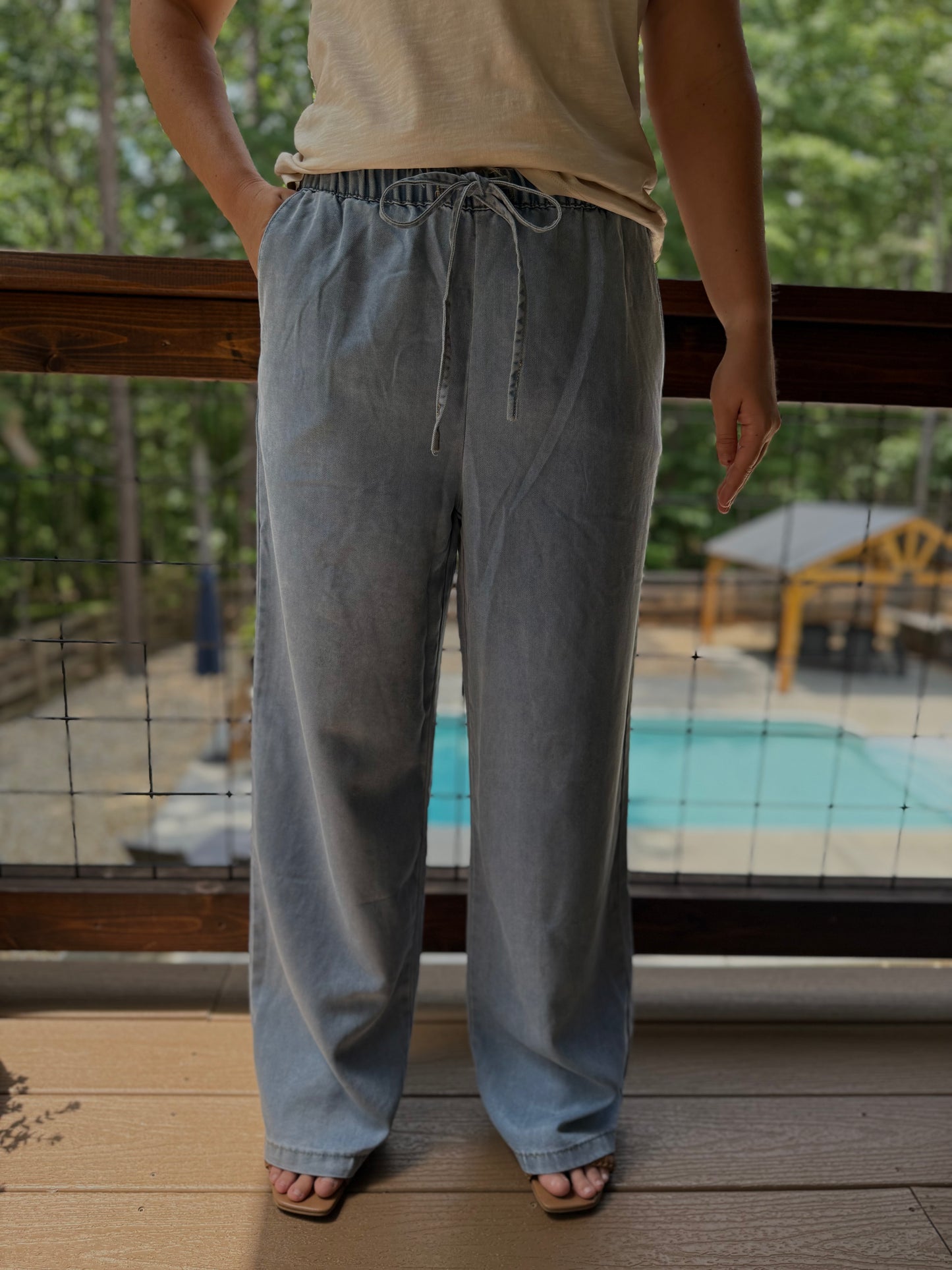 Sail Me Away Drawstring Pant