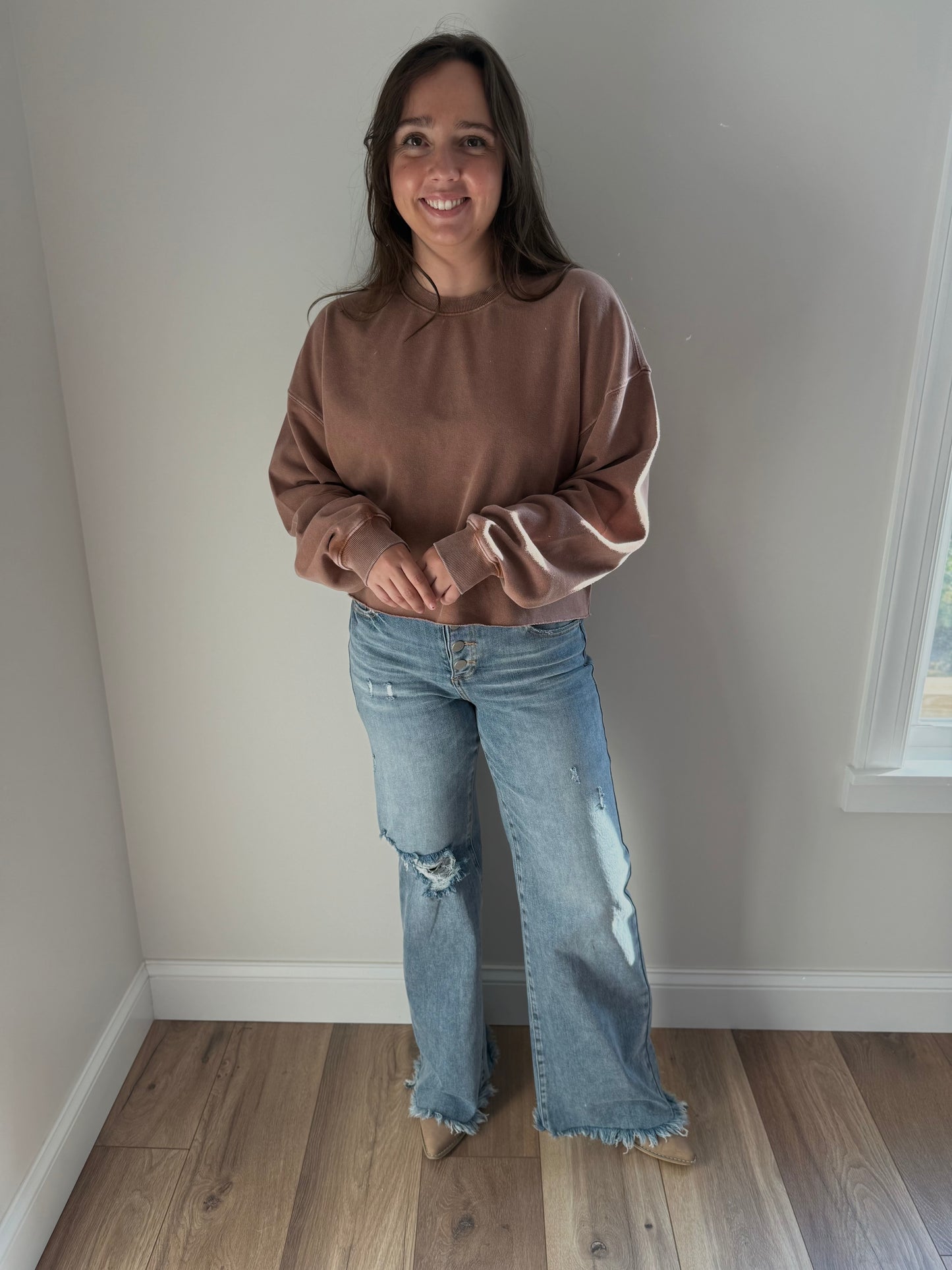 Brandy Crop Sweater