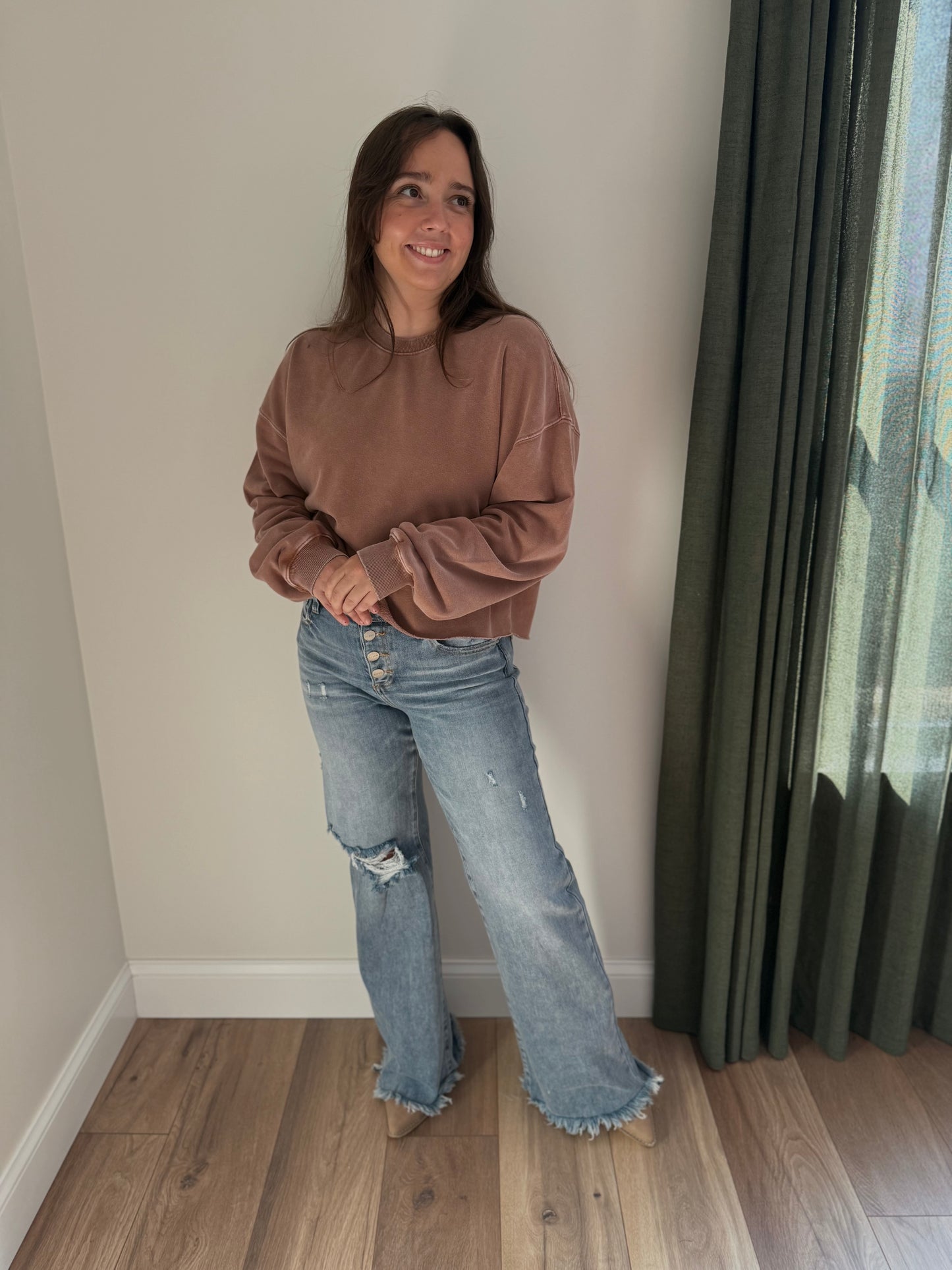 Brandy Crop Sweater
