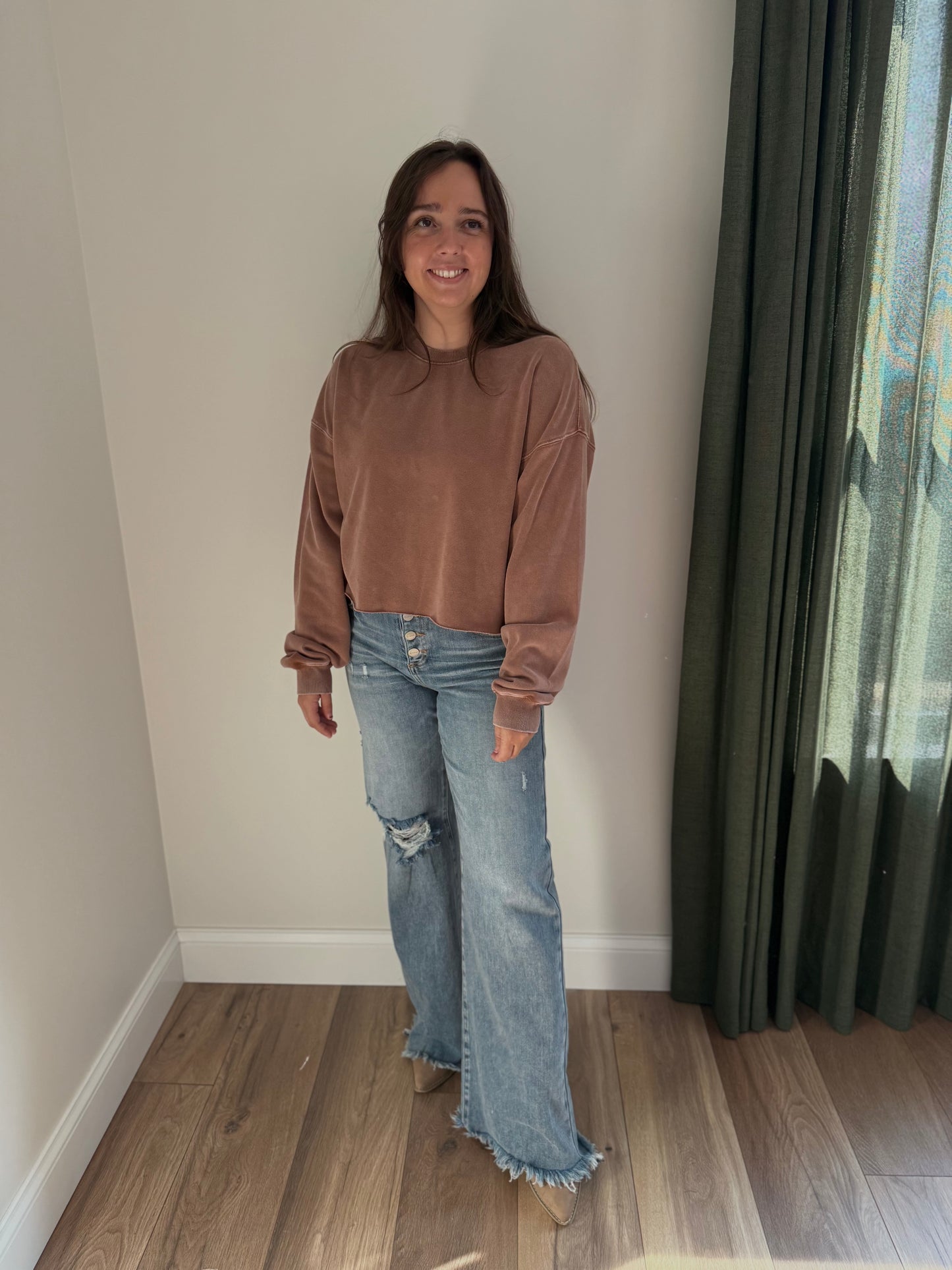 Brandy Crop Sweater