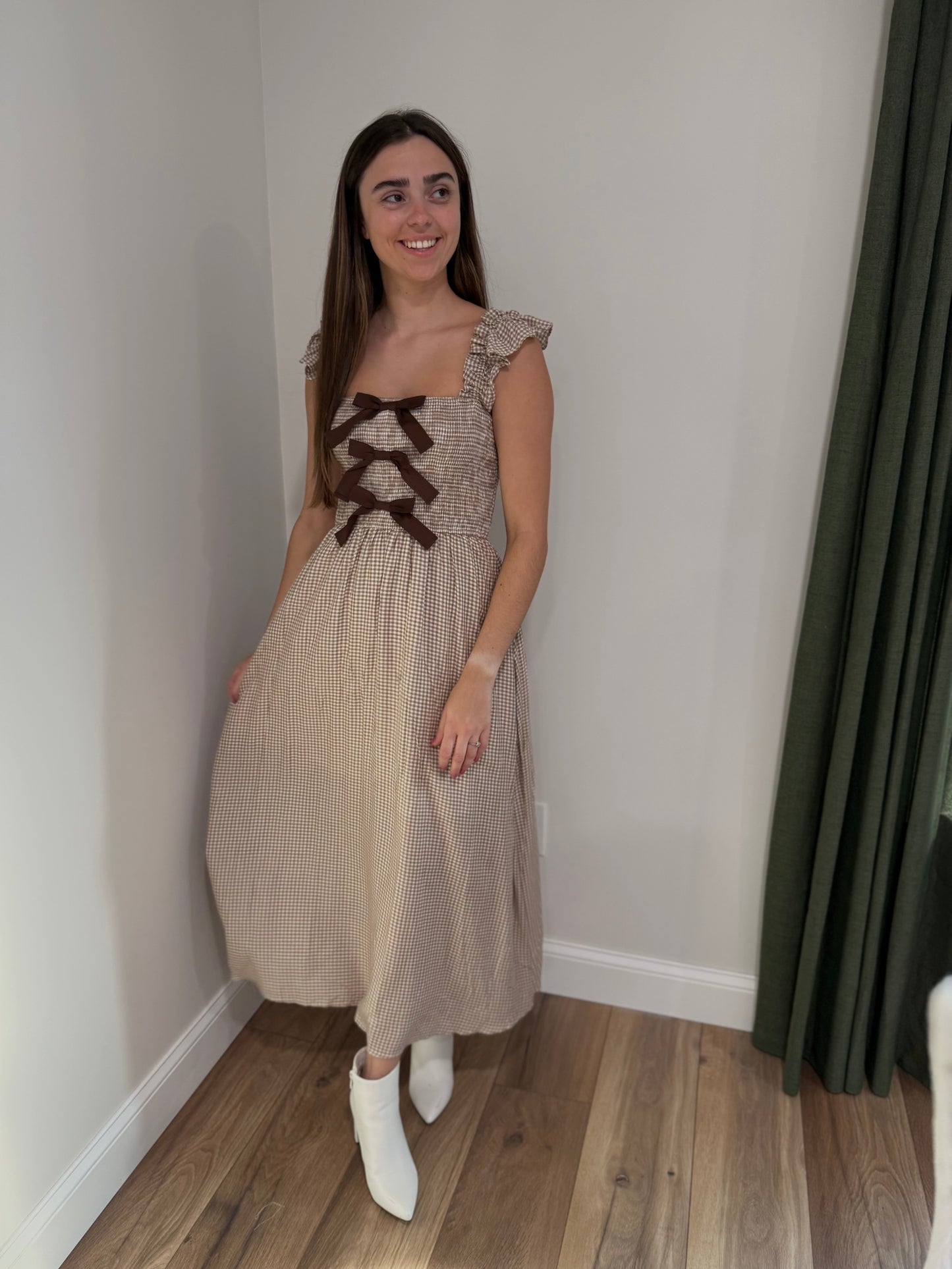 Fall In The Country Midi Dress