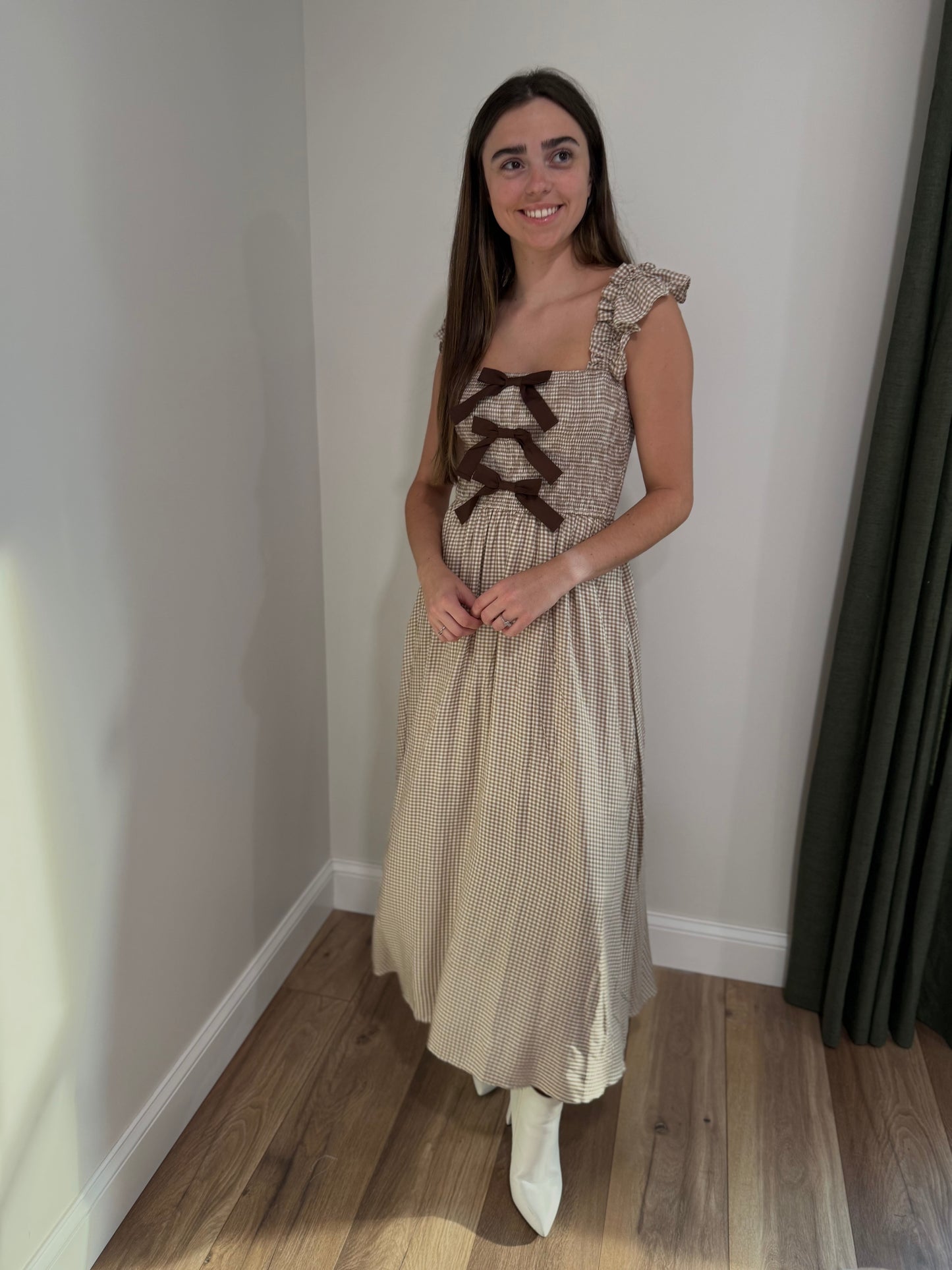 Fall In The Country Midi Dress