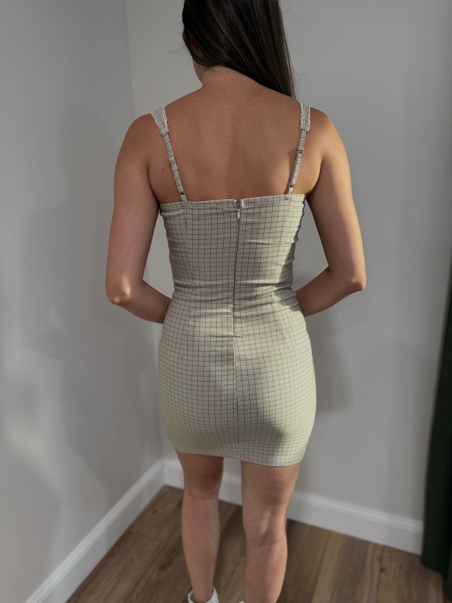 Date With Plaid Mini Dress