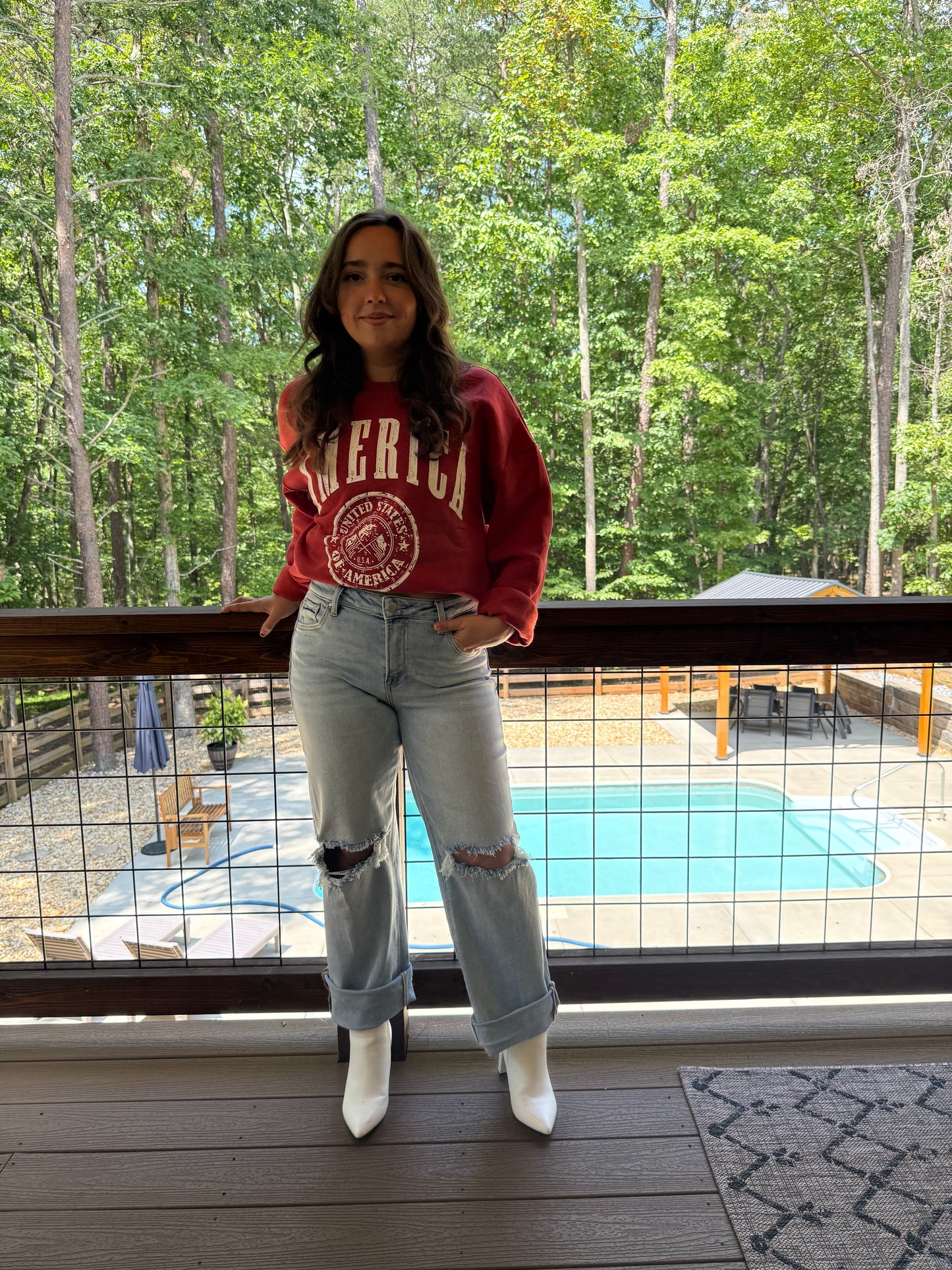 America Fleece Sweatshirt