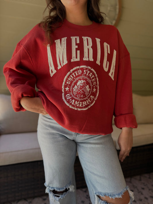America Fleece Sweatshirt