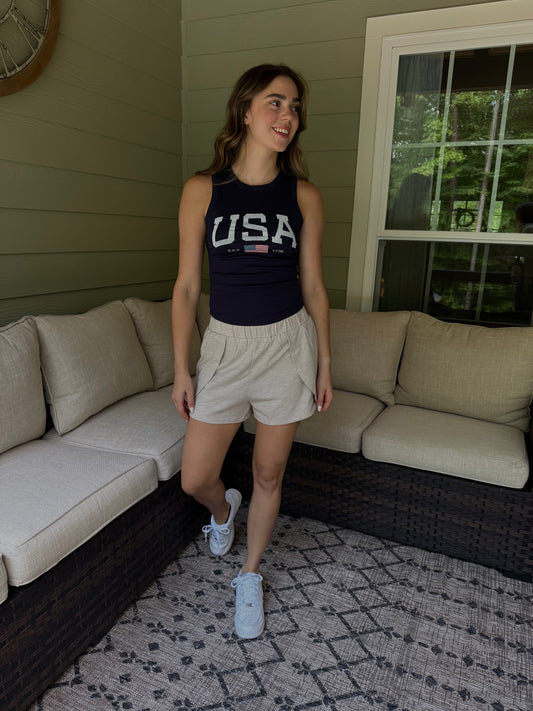 Star Crossed Cotton Short