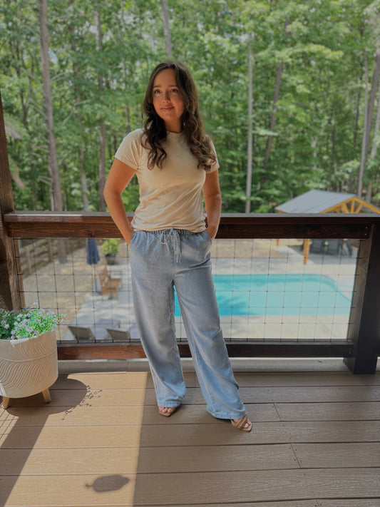 Sail Me Away Drawstring Pant