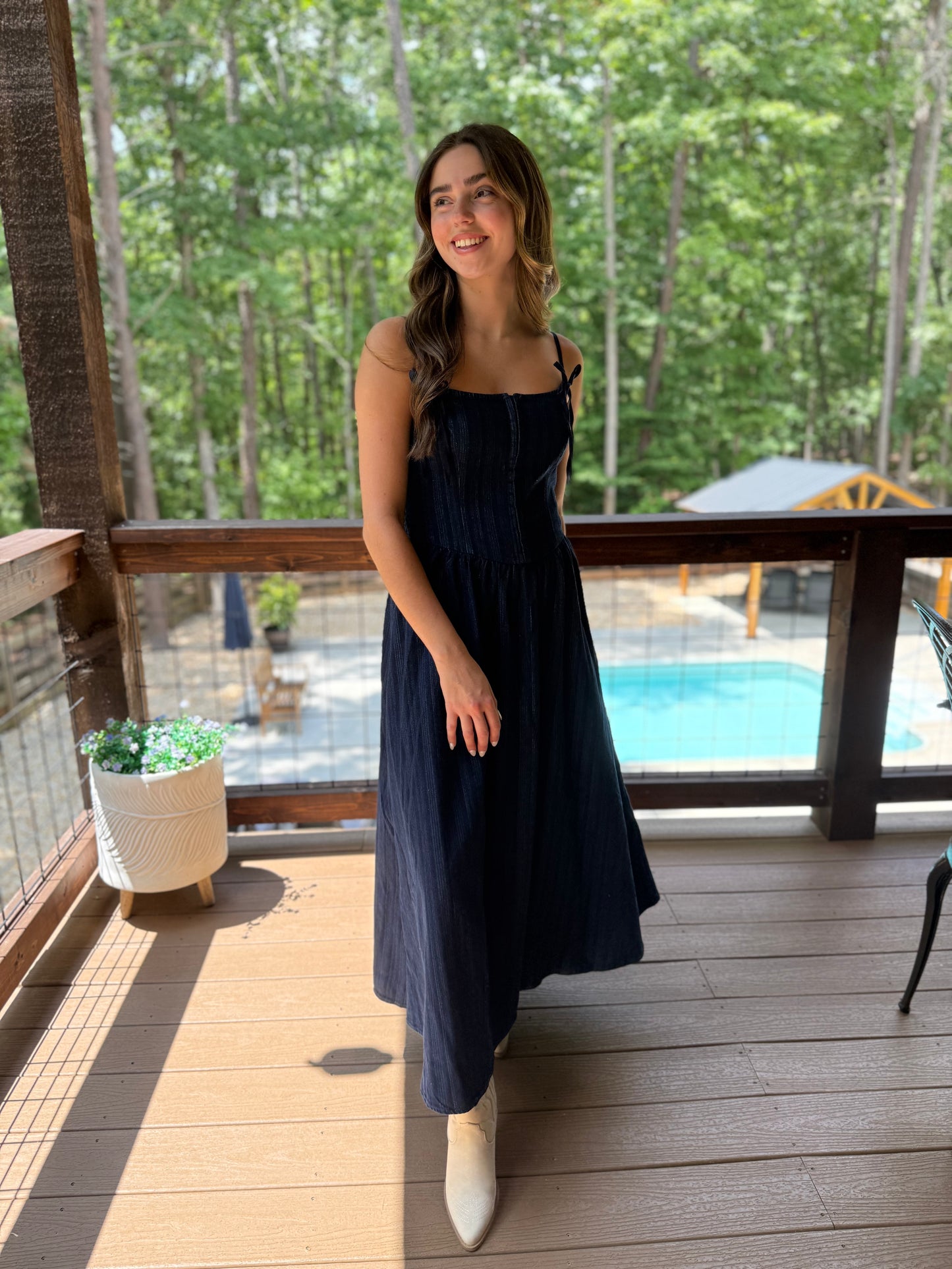 Call Me Corset Midi Dress