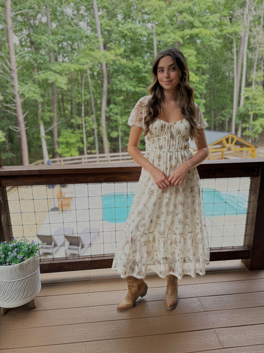 Meet Me in the Meadow Midi Dress