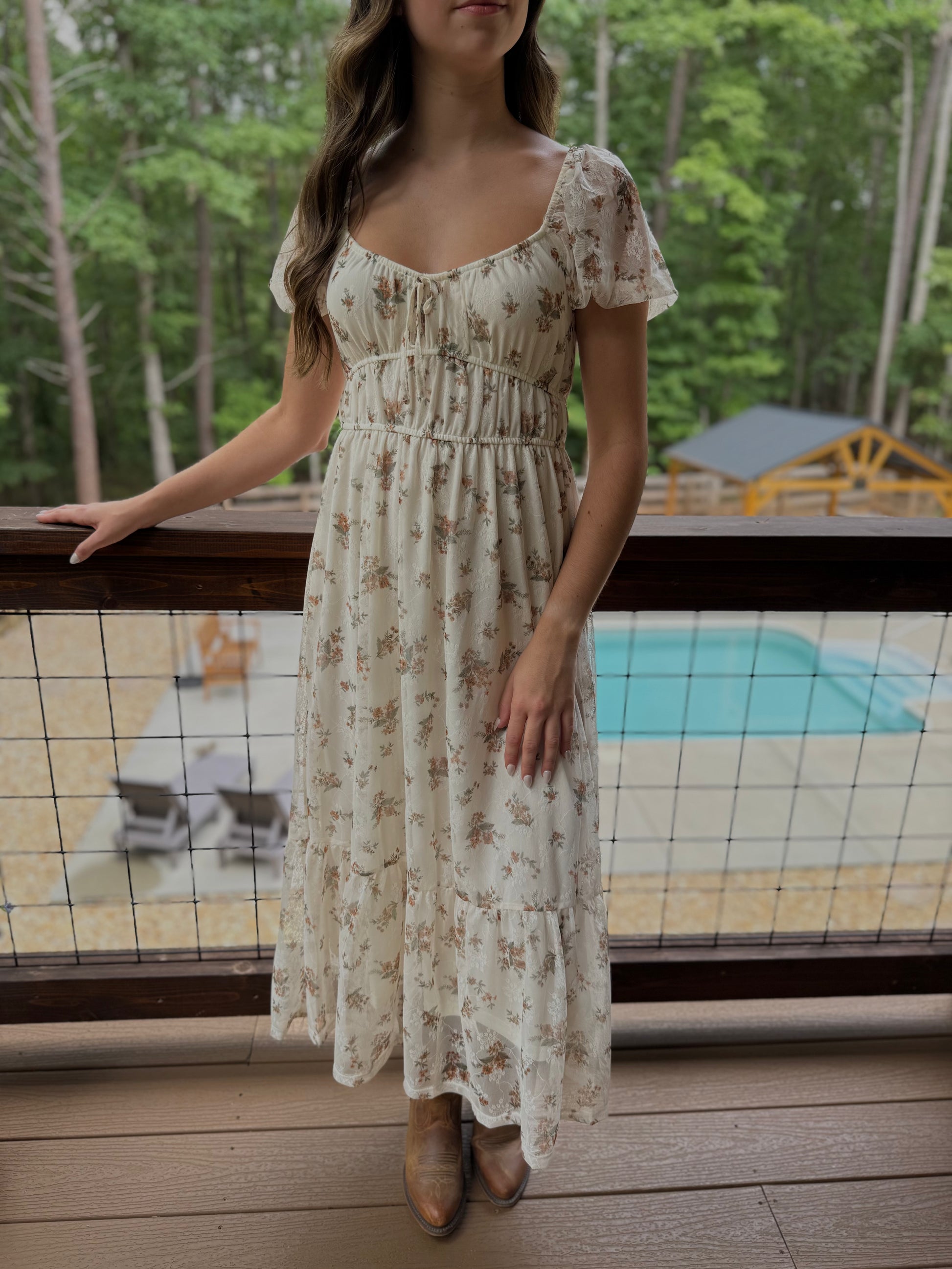 faithfull meadows midi dress Faithfull the Brand | Dresses | Faithfull Meadows Floral Print Short Sleeve Midi Dress