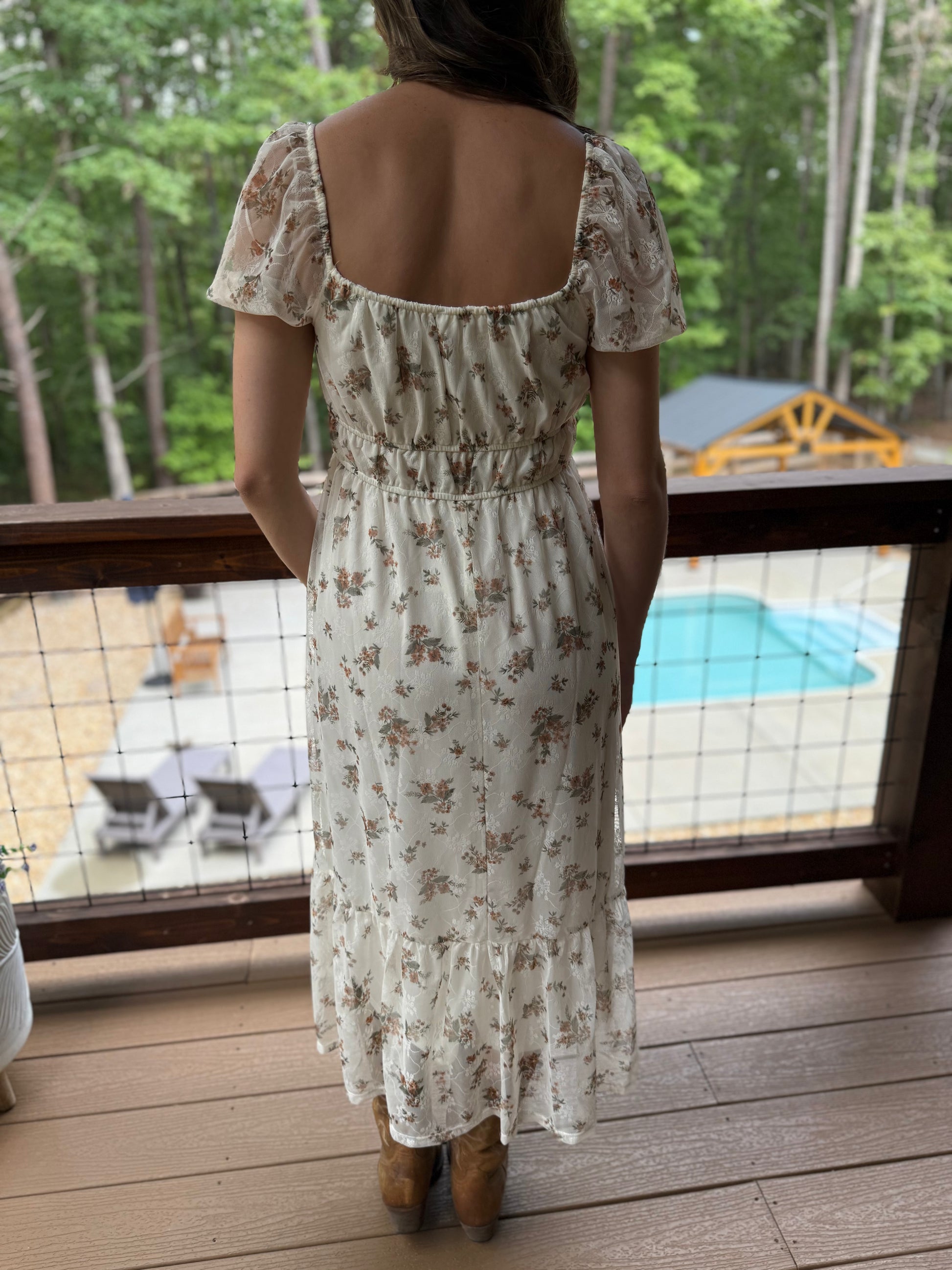 flourishing meadow midi dress Boden Smocked Jersey Flourishing Meadow Midi Dress at Von Maur